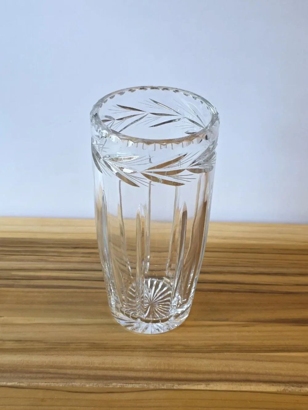 Vintage Godinger Shannon Cut Crystal Vase 8